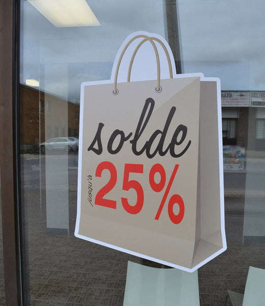 Adhesive Vinyl Sticker - French