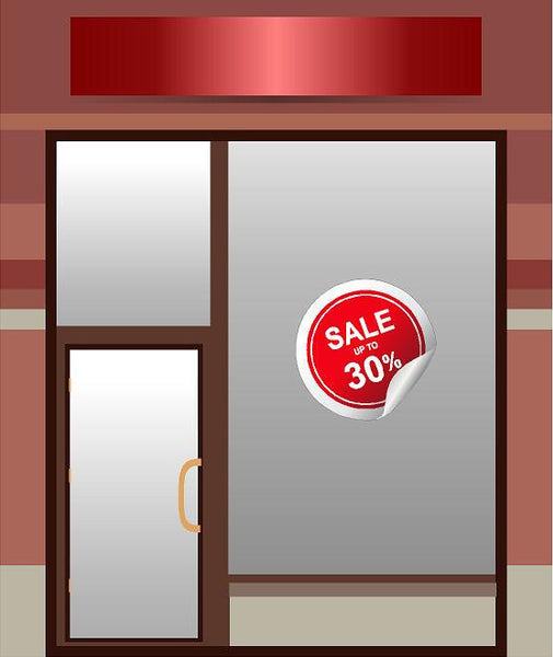 Vinyl Adhesive Sticker - English