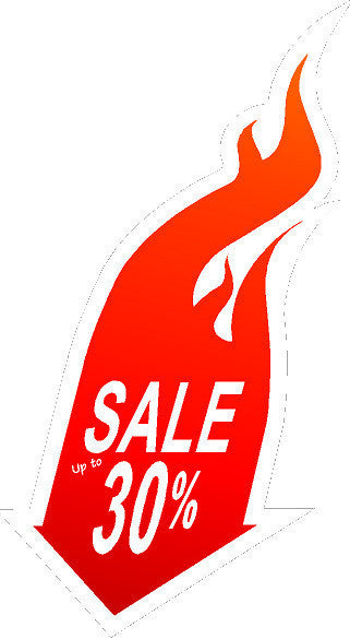 Adhesive Vinyl Sticker - English