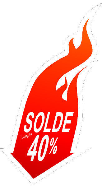 Adhesive Vinyl Sticker - French