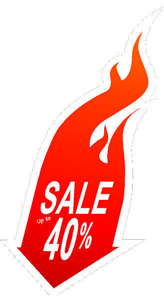 Adhesive Vinyl Sticker - English