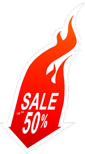 Adhesive Vinyl Sticker - English